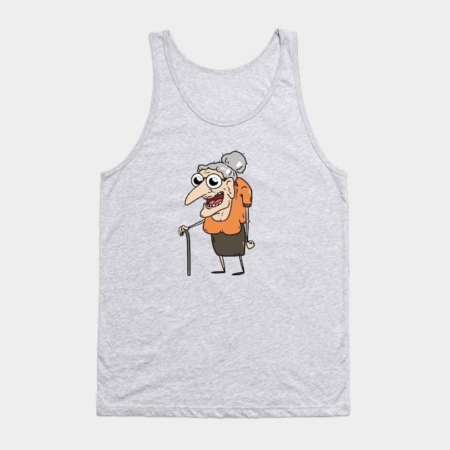 Grandma Tank Top by Otterlyalice